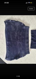 Zomer setje topje met rokje maat S/36 marineblauwe polyester, Kleding | Dames, Rokken, Ophalen of Verzenden, Zo goed als nieuw