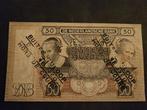 50 Gulden 1941 Oestereetster Pr, Postzegels en Munten, Los biljet, 50 gulden, Verzenden