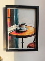 Kunst stilleven koffie art painting schilderij modernart, Ophalen of Verzenden