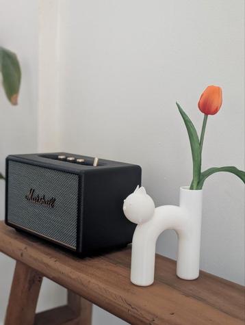 Moderne Design Vaas 'Kat' | Wit | Speels & Minimalistisch beschikbaar voor biedingen