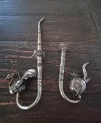 Antieke verzilverde Waterpijpen, Ophalen of Verzenden