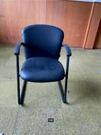 8 zwarte leren stoelen bijv. voor vergaderruimte - €70 p/st, Huis en Inrichting, Stoelen, Ophalen, Gebruikt, Zwart, Vijf, Zes of meer stoelen