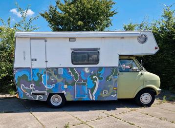 Belastingvrije Bedford CF 350 camper 1977met APK  met werk. beschikbaar voor biedingen