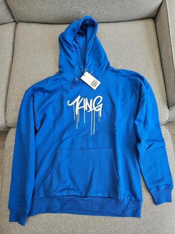 Nieuw met kaartje: hoodie Kingsley Coman Medium hoody blauw beschikbaar voor biedingen