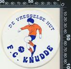 Sticker: FC Knudde - De Vresselse Hut, Verzamelen, Ophalen of Verzenden, Zo goed als nieuw, Sport