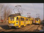 h274, dia van HTM PCC tram 2113 en 2102, Zichtenburg, '80s, Verzamelen, Ophalen of Verzenden, Gebruikt, Tram, Kaart of Prent