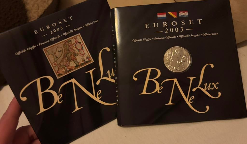 BeNeLux Euroset 2003 - zilveren munten verzameling, Ophalen of Verzenden, Overige landen, Overige waardes