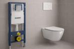 ACTIE !! Geberit up320 + Wc + drukplaat sigma01, Doe-het-zelf en Verbouw, Ophalen, Nieuw, Toilet