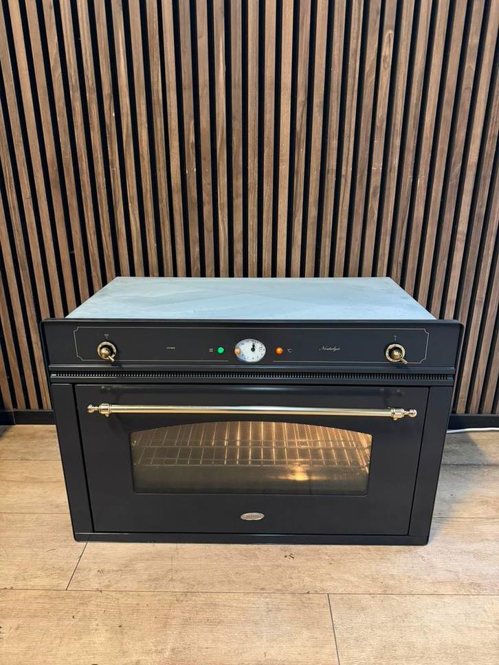 Prachtige Antraciet Boretti inbouw oven (Gratis bezorgen), Witgoed en Apparatuur, Ovens, Zo goed als nieuw, Inbouw, Oven met grill