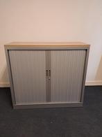 roldeurkast grijs, eikenblad, Ophalen, 100 tot 150 cm, 100 tot 150 cm, Eikenhout