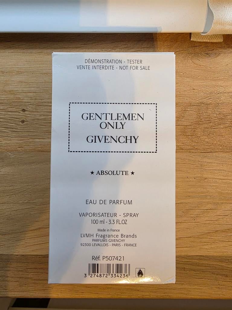 Givenchy Gentlemen Only Absolute EDP 100ml, Verzamelen, Parfumverzamelingen, Ophalen of Verzenden, Nieuw, Proef of Tester
