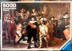 Ravensburger Puzzel De Nachtwacht - 5000 Stukjes, Hobby en Vrije tijd, Ophalen of Verzenden, Meer dan 1500 stukjes, Zo goed als nieuw