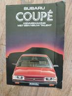 Subaru coupe brochure 1986, Gelezen, Ophalen of Verzenden, Overige merken, Subaru