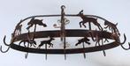 Decoratieve WILDKROON / PANNENREK- met wildmotief, Antiek en Kunst, Ophalen of Verzenden
