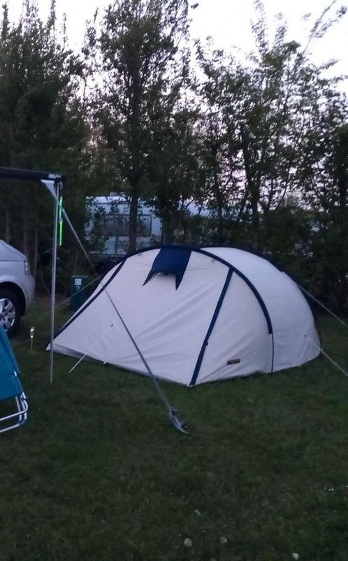 Mooie Hypercamp Beaver 2 TC - 2 persoons tent + slaapcabines, Caravans en Kamperen, Tenten, tot en met 2, Gebruikt, Ophalen