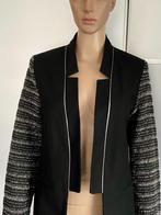 H978 Pause Cafe maat 40=M lang jasje blazer colbert zwart, Maat 38/40 (M), Zwart, Ophalen of Verzenden, Zo goed als nieuw