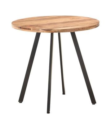Eettafel 80 cm massief acaciahout, nieuw in doos beschikbaar voor biedingen