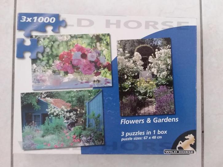 Diverse puzzels van 1000 stukjes ( Ruilen of Bieden) - deel1, Hobby en Vrije tijd, Denksport en Puzzels, Zo goed als nieuw, 500 t/m 1500 stukjes