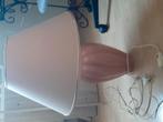 Oud rose.  64 cm hoog en 50 cm breed, Huis en Inrichting, Lampen | Lampenkappen, Ophalen, Gebruikt, Rond, 50 cm of meer