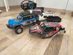 Traxxas TRX-4M 1/18 + 3d geprinte baan +  aanhanger, Ophalen of Verzenden, Zo goed als nieuw, Elektro, Auto offroad