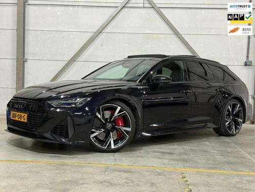 Audi A6 Avant RS 6 TFSI quattro Carbon Pano Acc Lane Hud, Auto's, Audi, Bedrijf, Te koop, RS6, 360° camera, 4x4, ABS, Adaptive Cruise Control