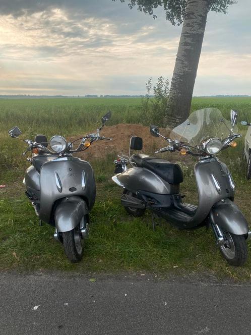 elektrische retro scooters, Fietsen en Brommers, Scooters | Overige merken, Gebruikt, Maximaal 25 km/u, Elektrisch, Ophalen