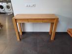 Side tafel, Huis en Inrichting, Tafels | Sidetables, 25 tot 50 cm, 100 tot 150 cm, Rechthoekig, Eikenhout