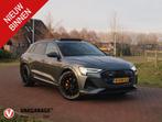 Audi e-tron 55 quattro S edition 95 kWh | SOH 98% | Panorama, Auto's, Audi, Automaat, 131 €/maand, Zwart, 95 kWh