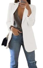 NIEUW: wit colbert mt 46/48, Ophalen, Wit, Maat 46/48 (XL) of groter, Nieuw