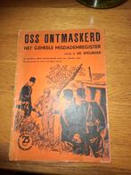 Oss ontmaskerd het geheele misdadenregister. J de Speurder., Ophalen of Verzenden, Gelezen, Overige