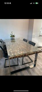 Eettafel, Huis en Inrichting, Tafels | Eettafels, Ophalen, 200 cm of meer, 50 tot 100 cm, Zo goed als nieuw