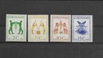 Suriname 1955, NVPH 317 t/m 320, Ongebruikt., Postzegels en Munten, Postzegels | Suriname, Verzenden, Postfris