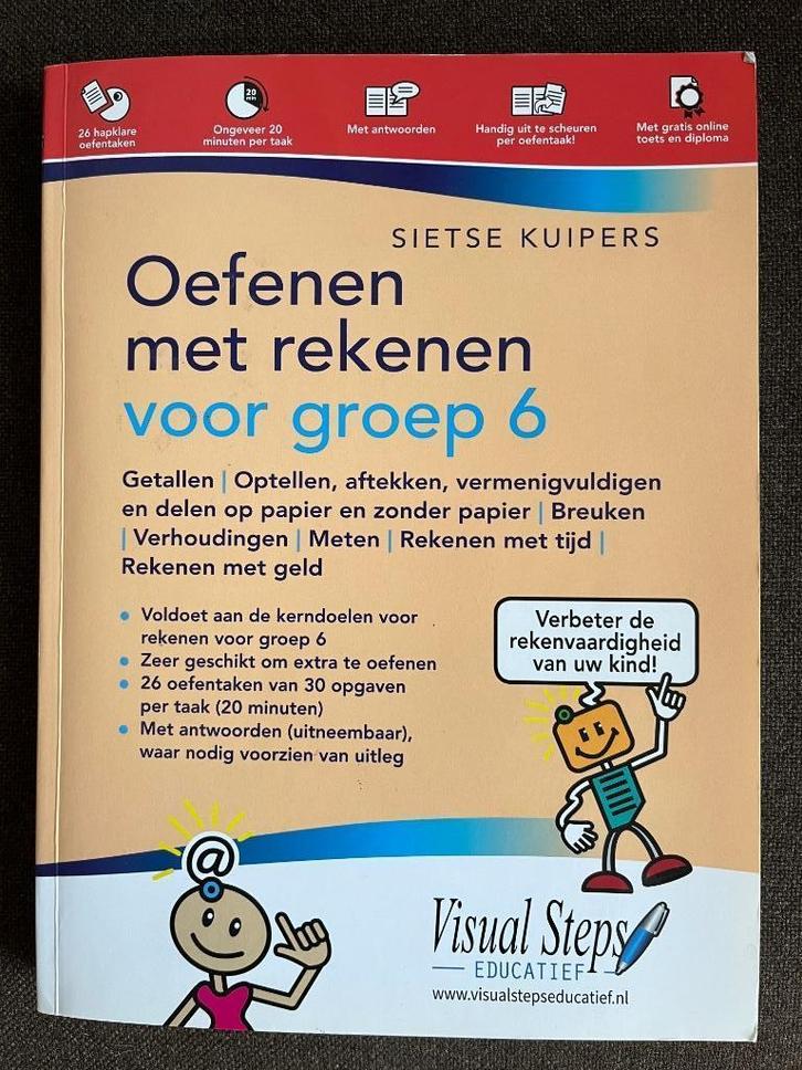Oefenen met rekenen voor groep 6, Sietse Kuipers, Boeken, Studieboeken en Cursussen, Zo goed als nieuw, Overige niveaus, Gamma