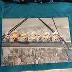 Minions schilderij 90X60 CM, Ophalen, Gebruikt, 50 tot 75 cm, Schilderij