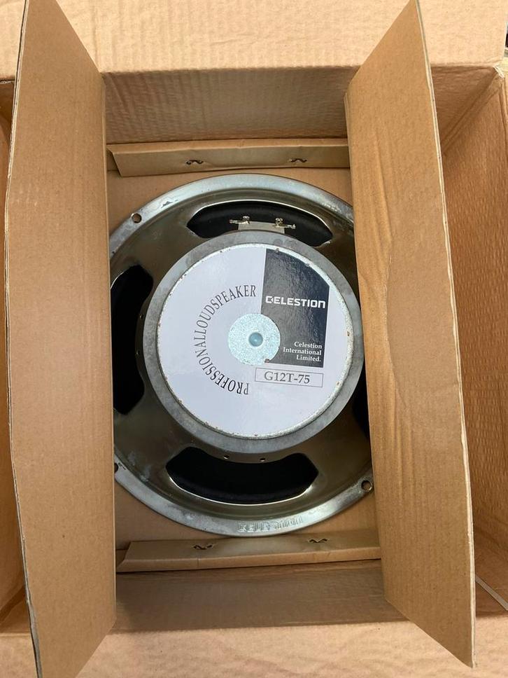 Celestion G12T-75 12” 75W Gitaarluidspreker 8Ω (nieuwstaat), Audio, Tv en Foto, Luidsprekers, Zo goed als nieuw, Overige typen