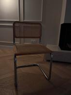 Vintage Marcel Breuer Cesca webbing stoel met Chroom, Huis en Inrichting, Stoelen, Ophalen, Bruin, Design, Zo goed als nieuw