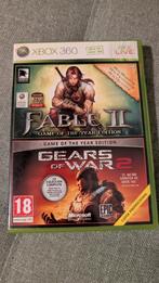 Fable II en Gears of War II Game of the Year Edition, Spelcomputers en Games, Avontuur en Actie, Gebruikt, Vanaf 18 jaar, 1 speler