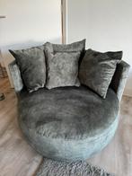 Lounge fauteuil/ Love seat - velvet commando green, Huis en Inrichting, 100 tot 125 cm, Minder dan 150 cm, Stof, Zo goed als nieuw