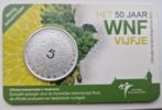 Nederland Het 50 Jaar WNF Vijfje 2011 UNC Coincard, Ophalen of Verzenden, Koningin Beatrix, Euro's, Losse munt