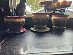 majolica, Ophalen, Gebruikt, Rond, Minder dan 25 cm