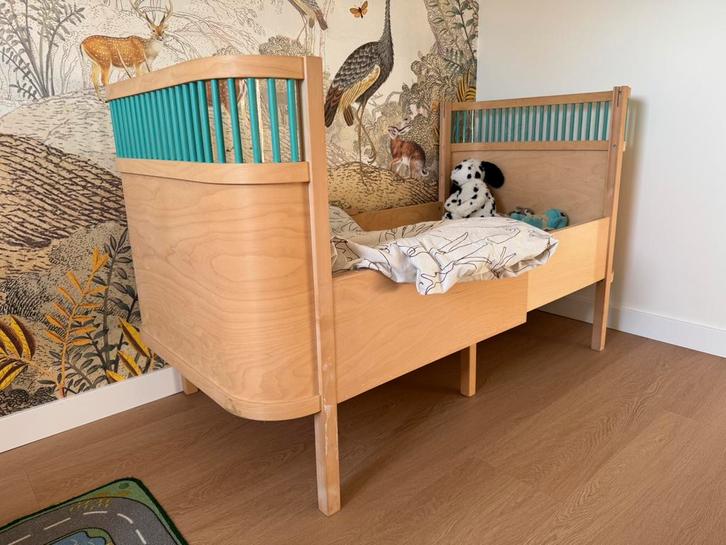 Meegroei ledikant Sebra Kili, Kinderen en Baby's, Kinderkamer | Bedden, Gebruikt, 140 tot 160 cm, Minder dan 70 cm, Matras, Ophalen