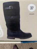 Human Nature Hoge Leren zwarte Laarzen 37/38, Kleding | Dames, Schoenen, Hoge laarzen, Zwart, Ophalen of Verzenden, Zo goed als nieuw