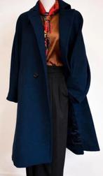 Kasjmier mantel blauw 36/38, Kleding | Dames, Jassen | Winter, Ophalen of Verzenden, Nieuw, Maat 36 (S), Blauw