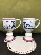 2 thee bekers Zenith (010721), Gebruikt, Ophalen of Verzenden, Overige stijlen, Kop(pen) en/of Schotel(s)