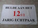 spandoek voor 12,5 jarig huwelijksfeest te huur, Ophalen, Zo goed als nieuw, Geboorte of Huwelijk