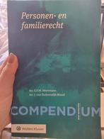 Compendium van het personen- en familierecht, Boeken, Ophalen of Verzenden, Zo goed als nieuw