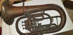 Antieke bariton/ trompet, Muziek en Instrumenten, Blaasinstrumenten | Trompetten, Gebruikt, Ophalen of Verzenden