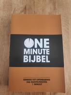 One Minute Bijbel, Boeken, Godsdienst en Theologie, Ophalen of Verzenden, Zo goed als nieuw