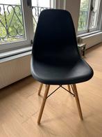 4 x Eames replica kuipstoel zwart, Zwart, Zo goed als nieuw, Vier, Modern