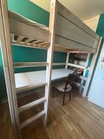 Houten hoogslaper met bureau Life Time, Gebruikt, Eenpersoons, Ophalen of Verzenden, 200 cm